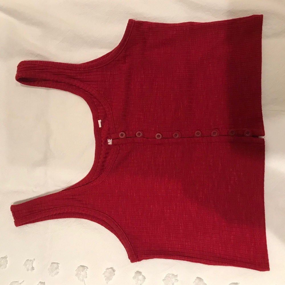 Pacsun red button tank top